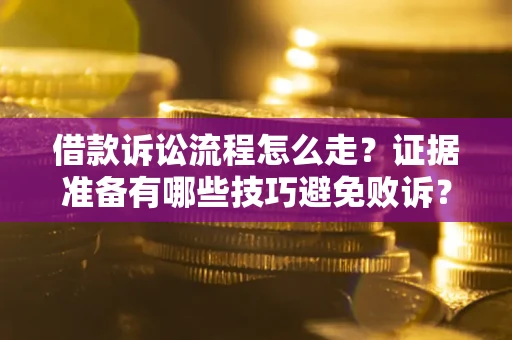 武汉借款诉讼流程怎么走？证据准备有哪些技巧避免败诉？