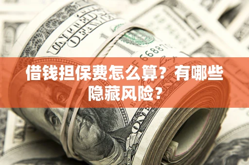 武汉借钱担保费怎么算？有哪些隐藏风险？
