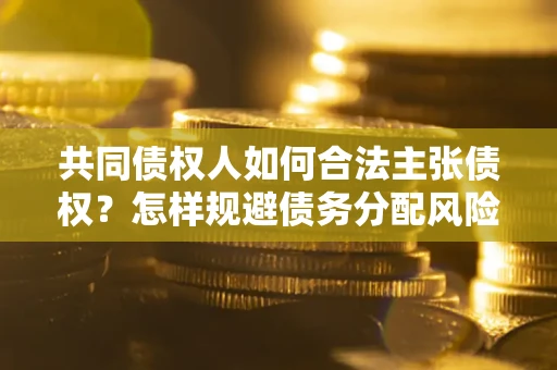 武汉共同债权人如何合法主张债权？怎样规避债务分配风险？