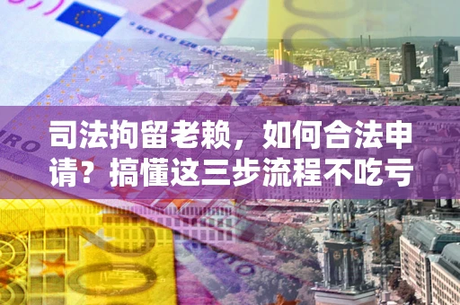 武汉司法拘留老赖，如何合法申请？搞懂这三步流程不吃亏！