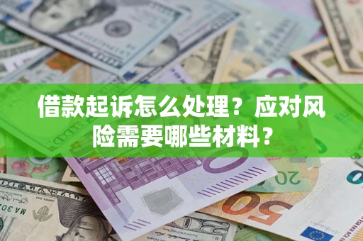 武汉借款起诉怎么处理？应对风险需要哪些材料？