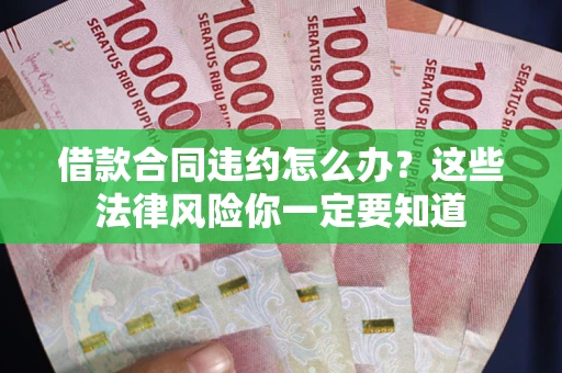 武汉借款合同违约怎么办？这些法律风险你一定要知道