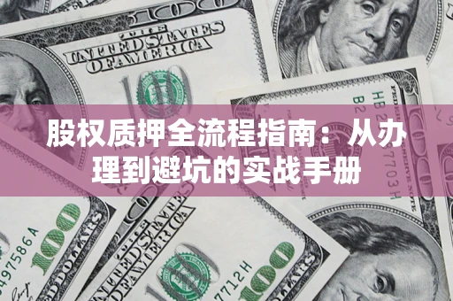 武汉股权质押全流程指南：从办理到避坑的实战手册