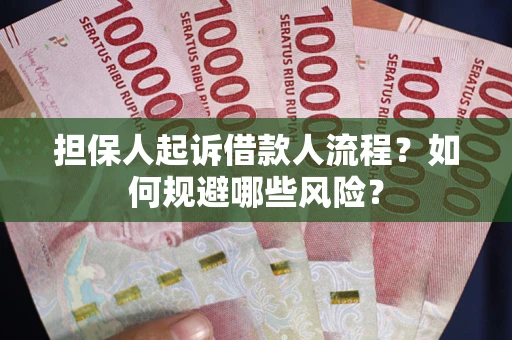 武汉担保人起诉借款人流程？如何规避哪些风险？