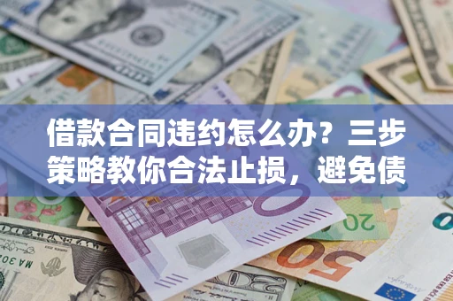 武汉借款合同违约怎么办？三步策略教你合法止损，避免债务危机升级