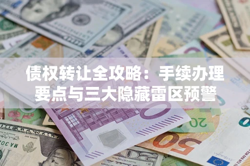 武汉债权转让全攻略：手续办理要点与三大隐藏雷区预警