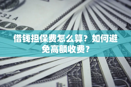 武汉借钱担保费怎么算？如何避免高额收费？