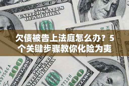 武汉欠债被告上法庭怎么办？5个关键步骤教你化险为夷